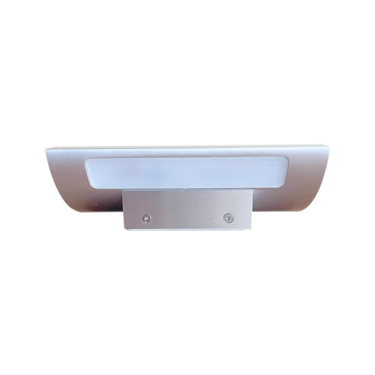 Alumilux Diverge 5"H 2-Light LED Outdoor Wall Sconce Light Fixture Satin Aluminum Finish by ET2