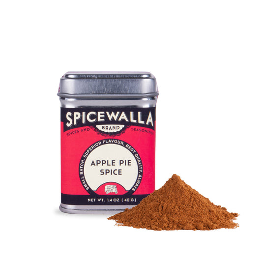 a container of spice and a pile of powder