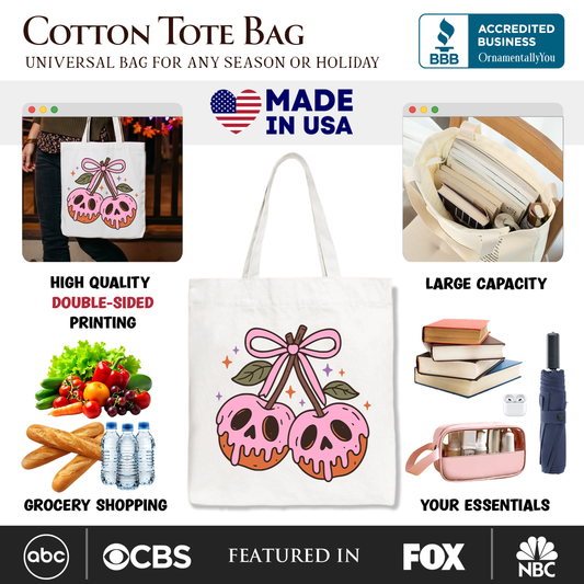 Hanging with My Boos Ghost Tote Bag, Funny Halloween Spooky Season Gift Shopper