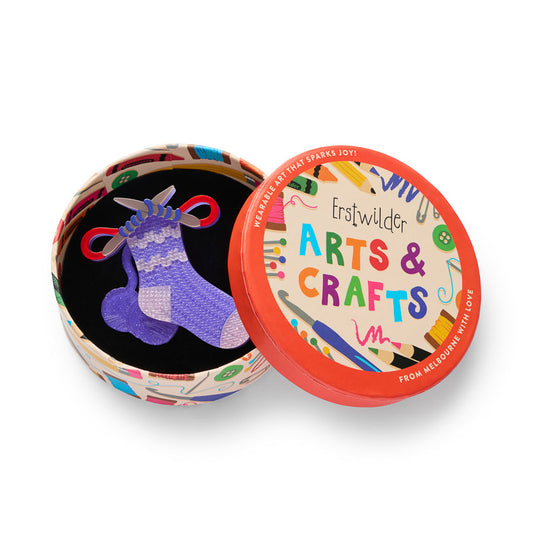 Sock it to Me Brooch by Erstwilder