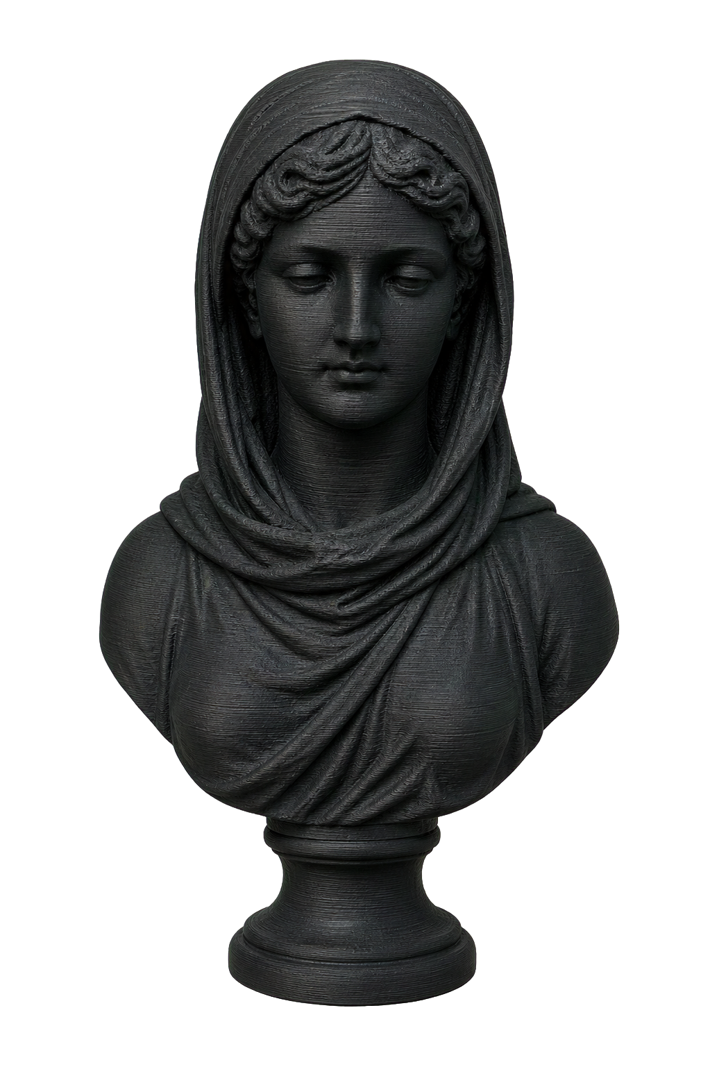 Fantasy Bust of a Veiled Woman (Marguerite Bellanger?)