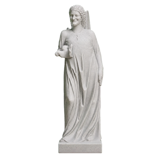 The angel Gabriel? with dove