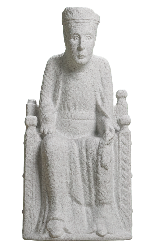 Romanesque Enthroned Madonna