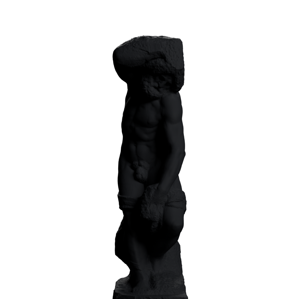 The Bearded Slave by Michelangelo