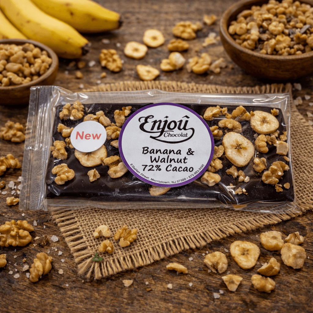 Banana & Walnut High Cocoa Bar