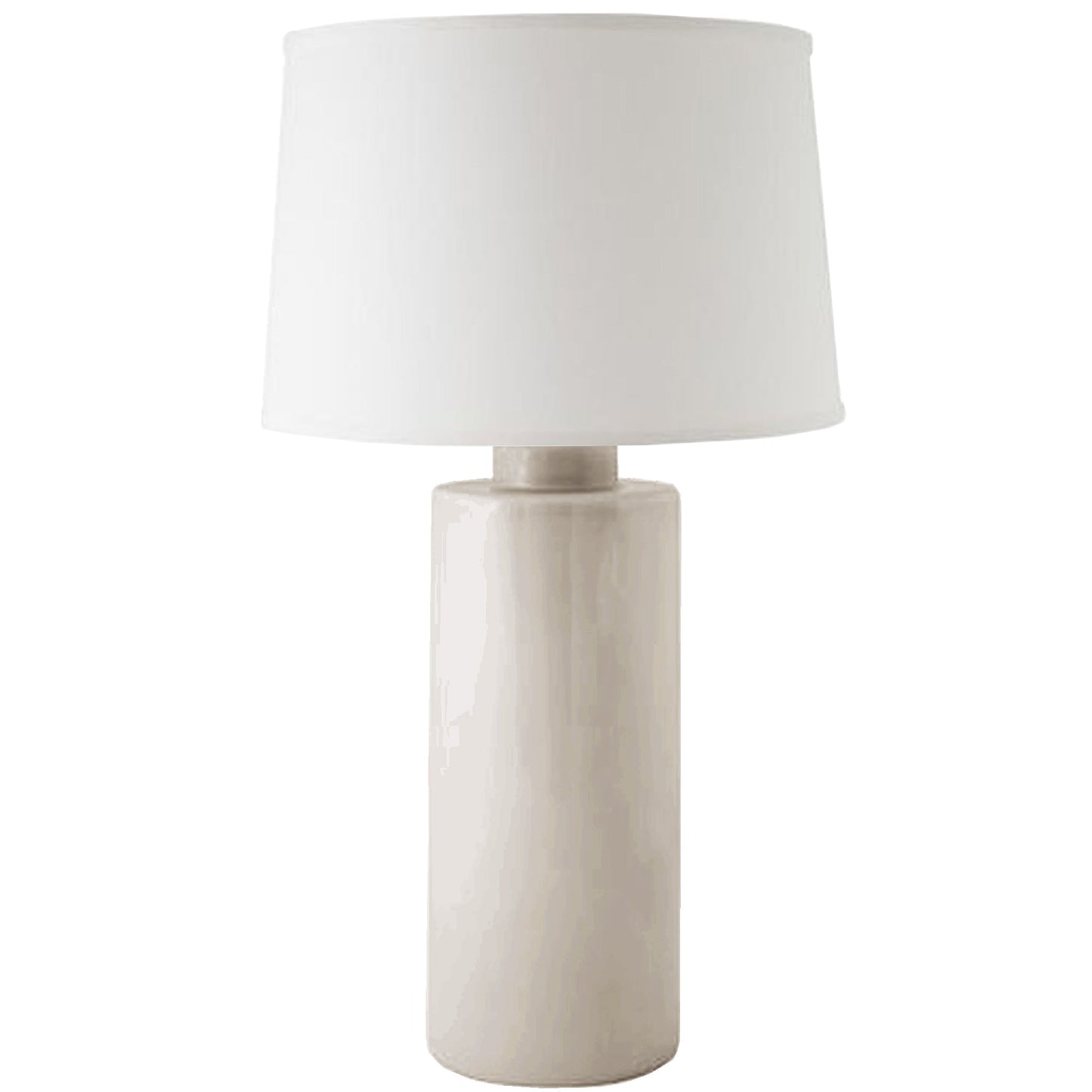 Beige Solid Column Lamp