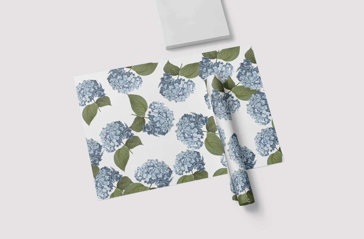 Blue Hydrangea Placemat Pad | Placemats by JOSIL Paperie