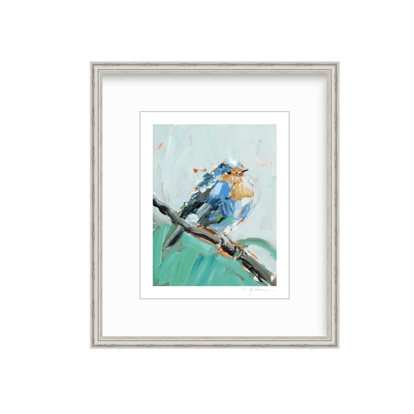 Bluebird of Happiness Fine Art Print