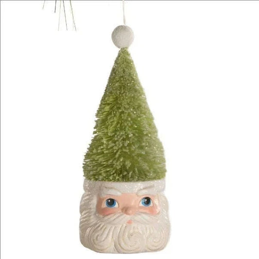 a small tree shaped christmas ornament
