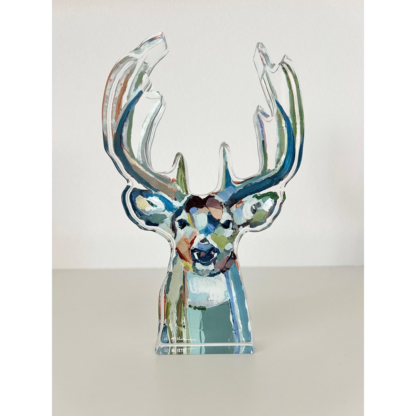Bucky Deer Acrylic Tabletop Art
