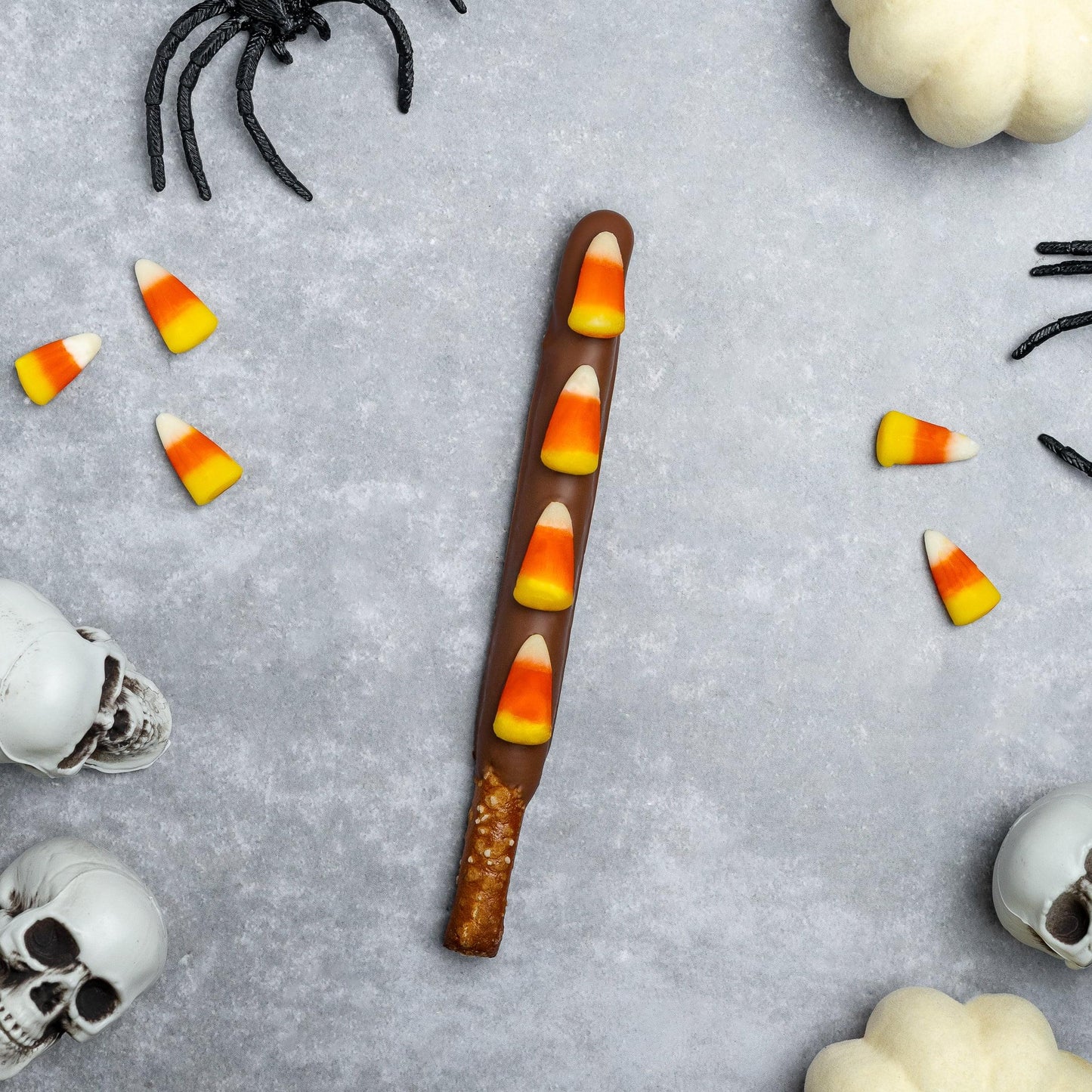 Candy Corn Pretzel Rod