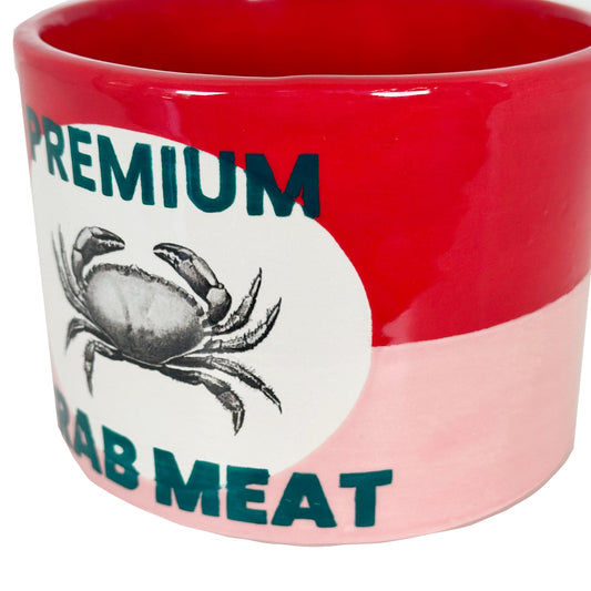"Canned" Crab Meat Vase