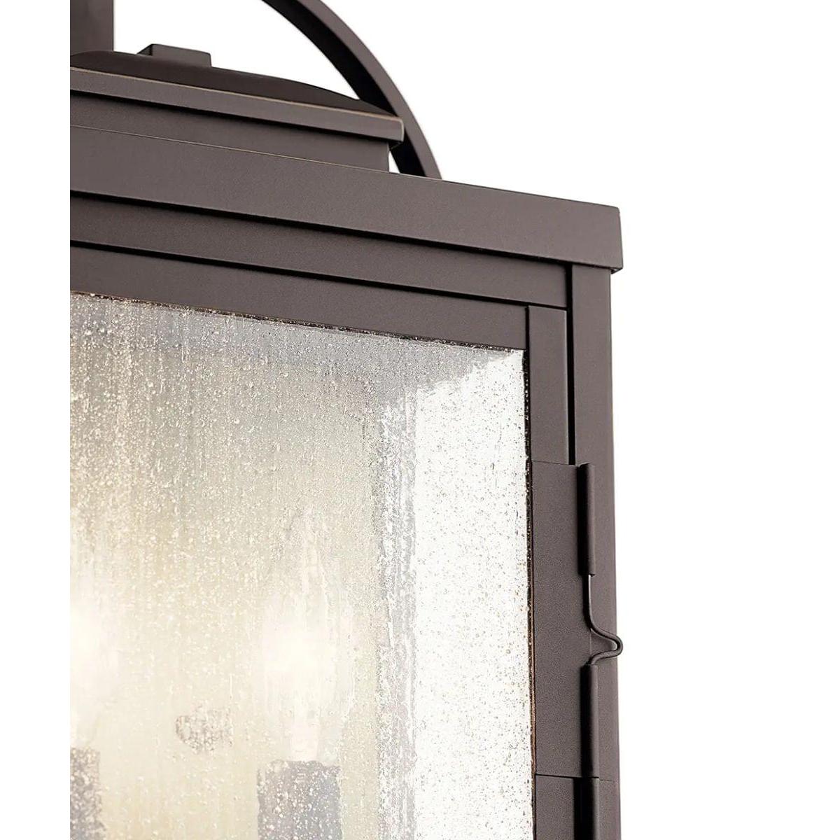 Carlson 15"H 2-Light Bronze Finish Outdoor Wall Lantern by Kichler