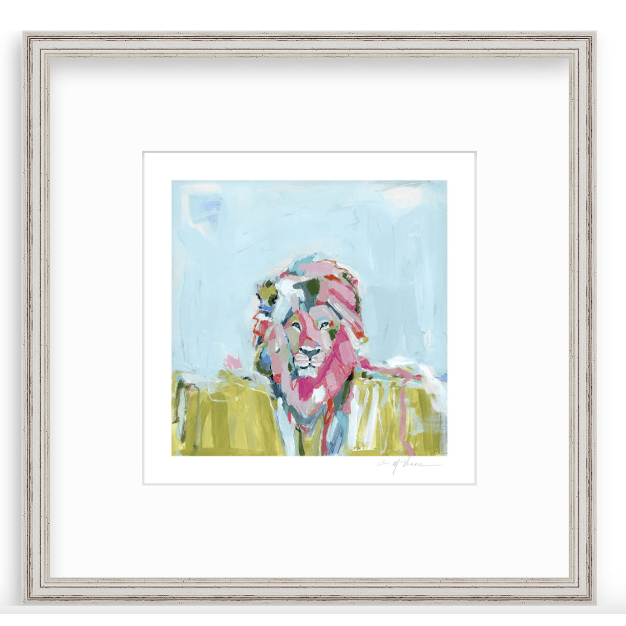 Carry Courage Lion Fine Art Print