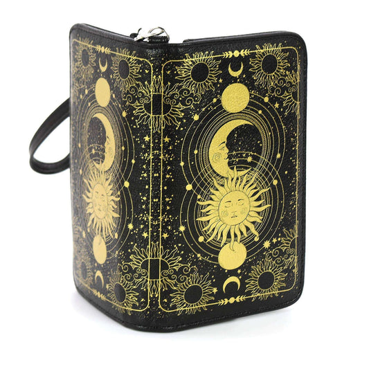 a black and gold wallet