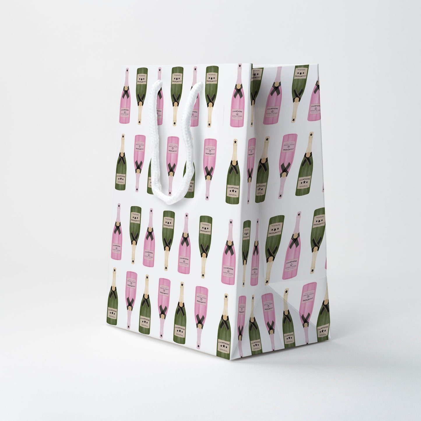 Champagne Bottle Gift Bag | Luxury Gift Bag by JOSIL Paperie