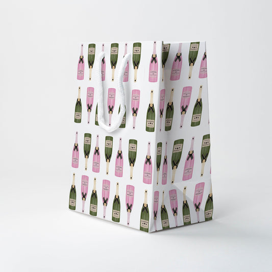 Champagne Bottle Gift Bag | Luxury Gift Bag by JOSIL Paperie