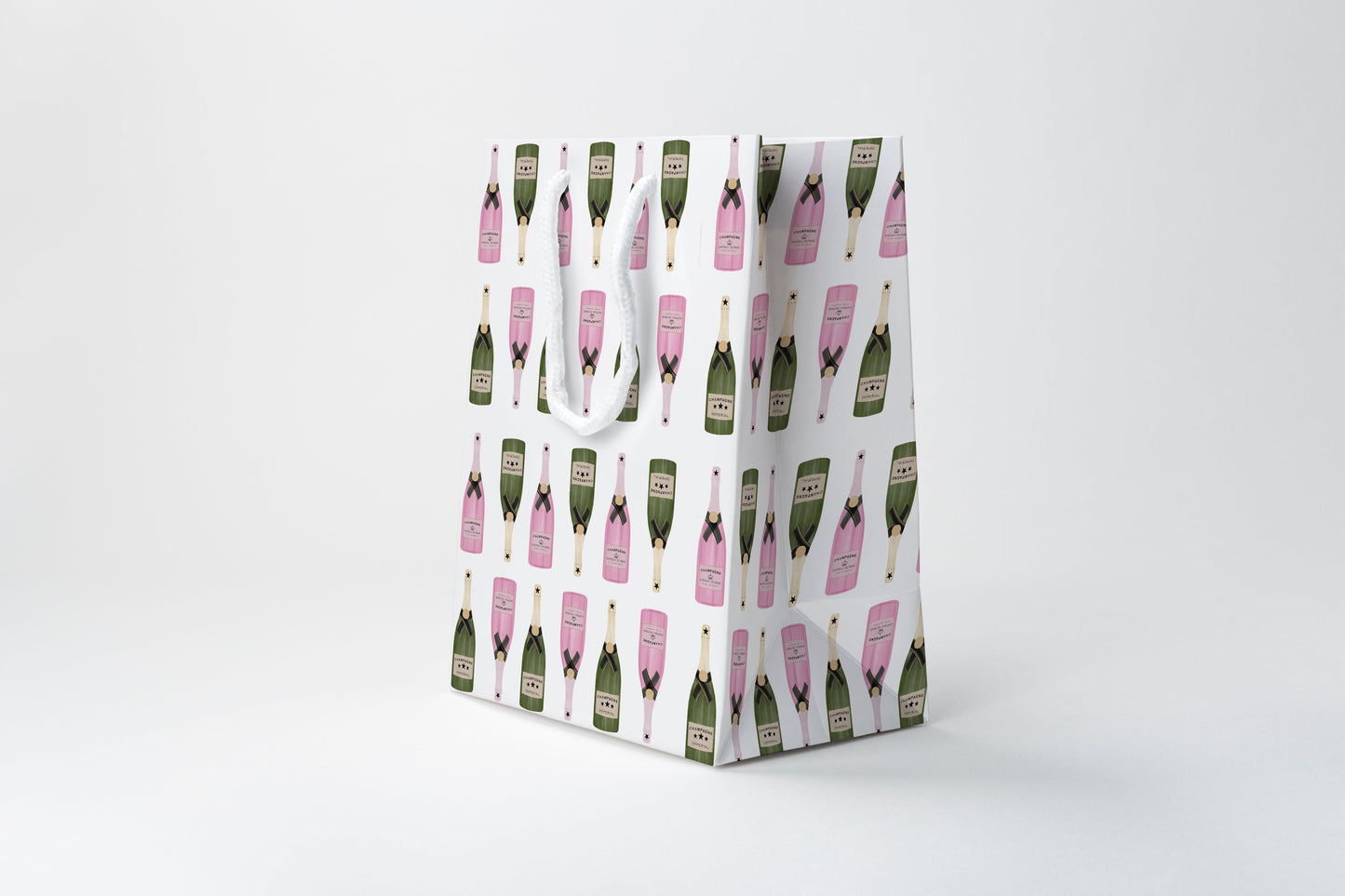 Champagne Bottle Gift Bag | Luxury Gift Bag by JOSIL Paperie