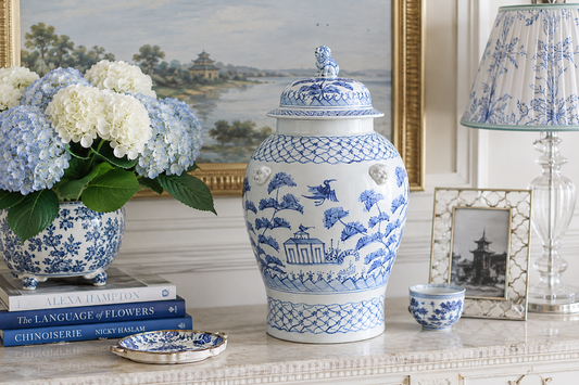 a vase and bowl on a table