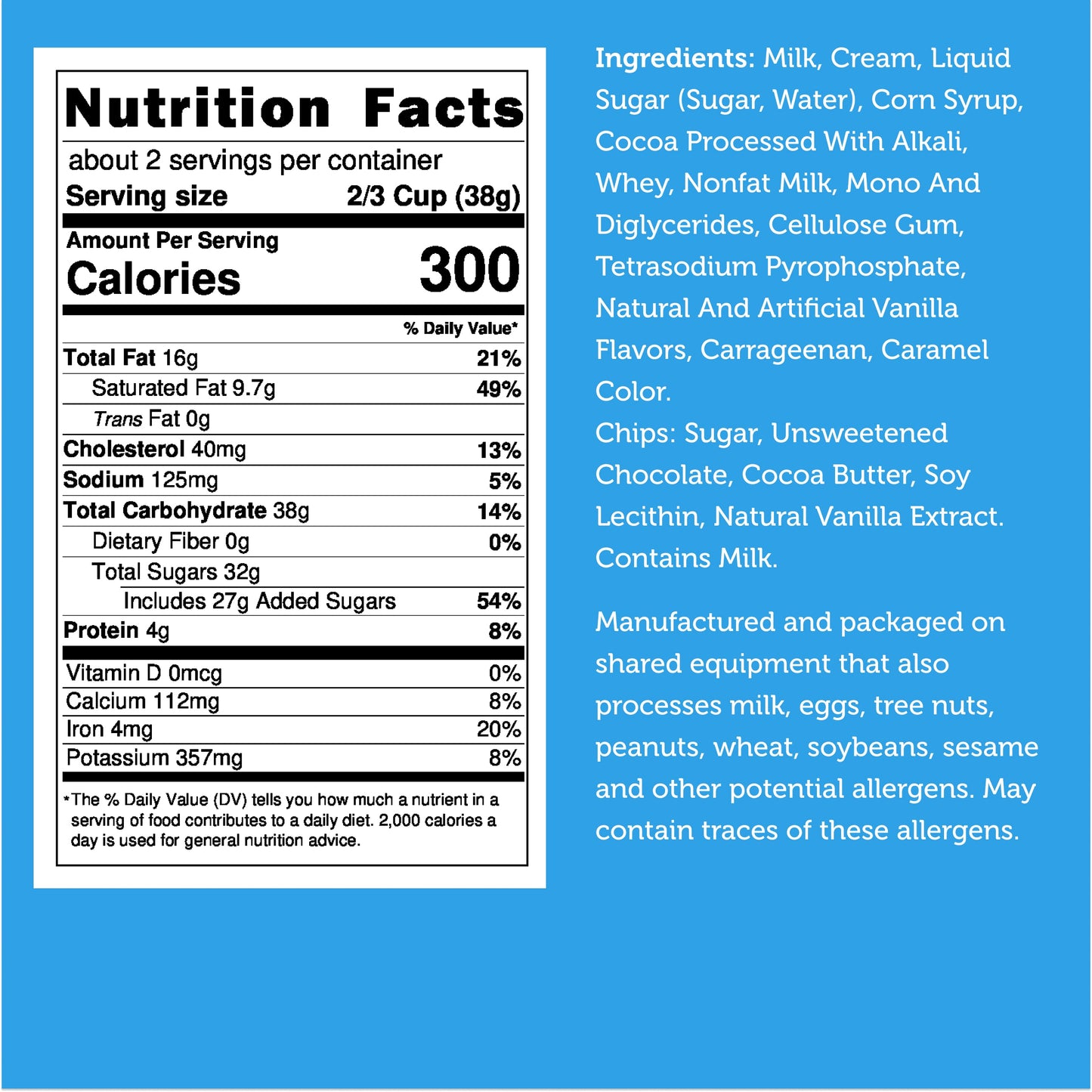 Freeze Dried Ice Cream That Does Not Melt (Bits) Chocolate Chocolate Chip