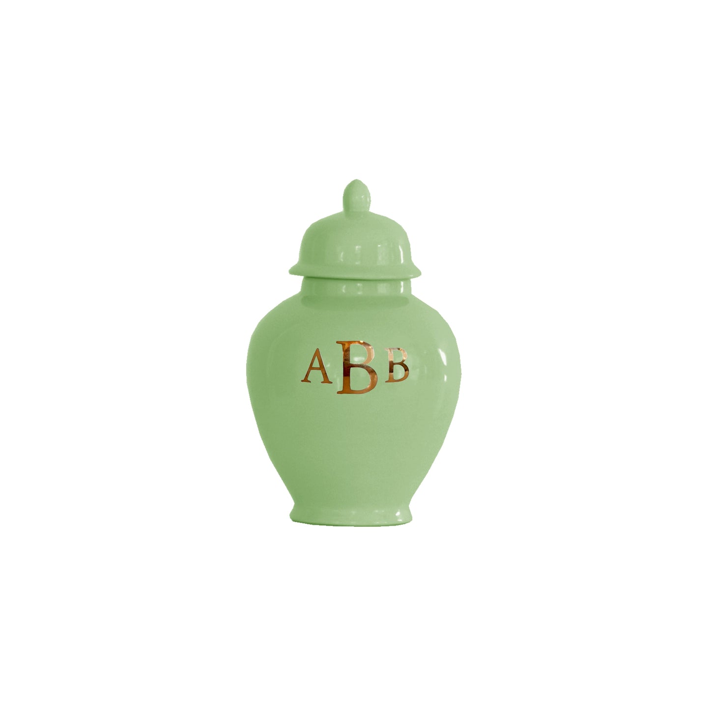 Classic Monogram Ginger Jars in Cabbage Patch