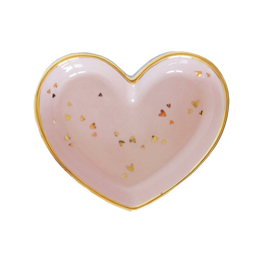 Confetti Hearts Dishes Color Sample Tiles