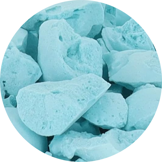 Freeze Dried Ice Cream That Does Not Melt (Bits) Cotton Candy Blue