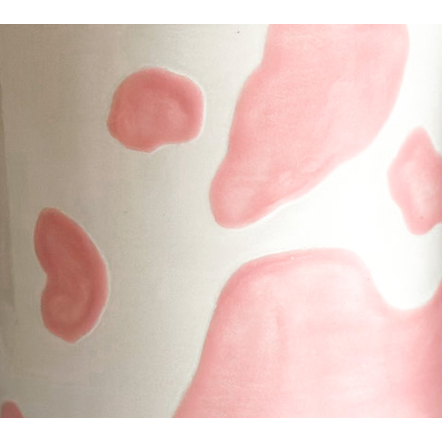 Cow Print Column Lamp