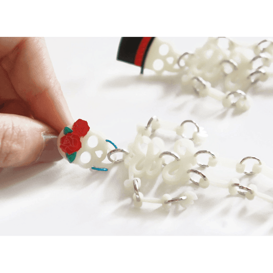 Day of the Dead Skeleton Earrings by Laliblue