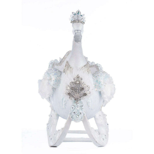 Dazzling Swan Sleigh by Katherine's Collection