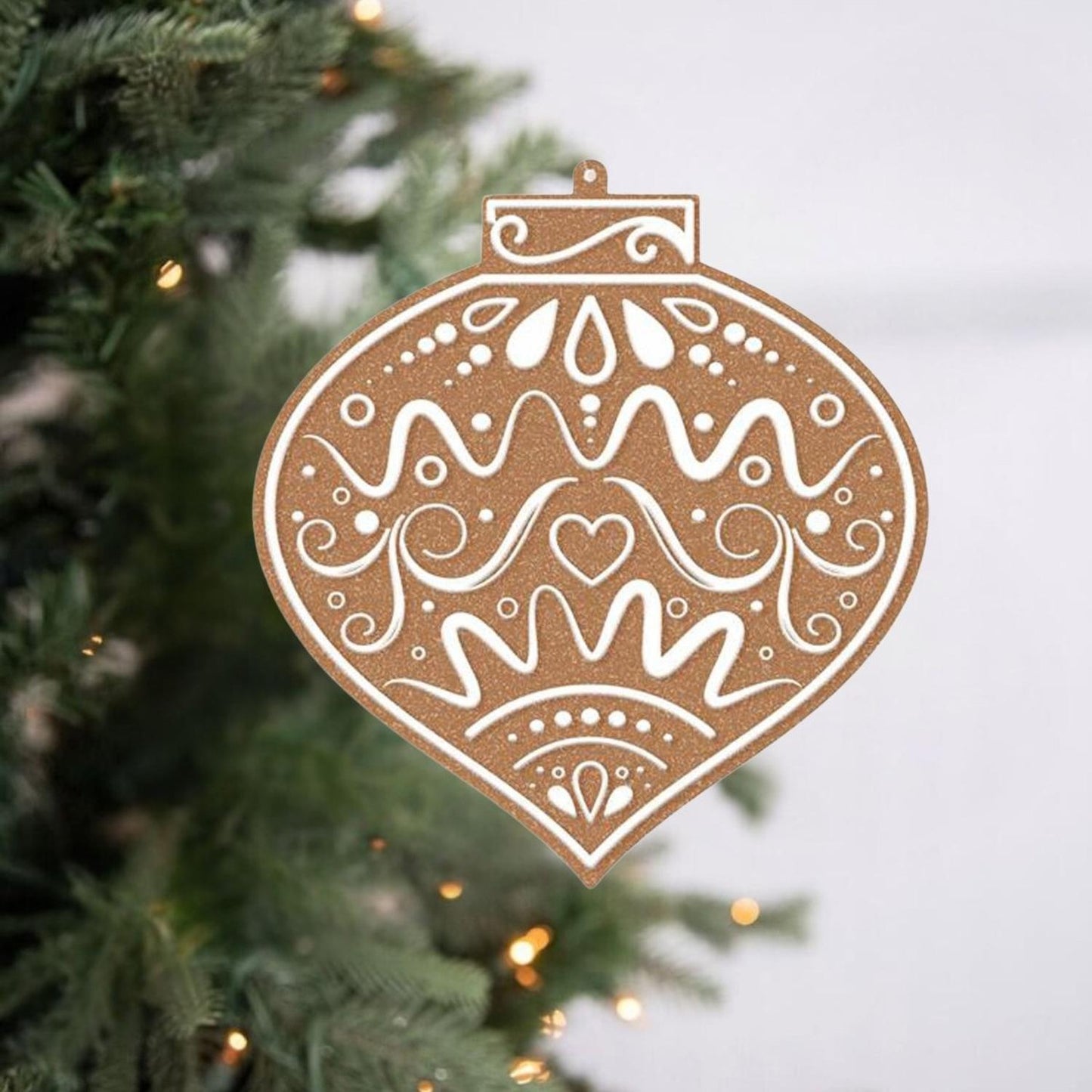 Double Sided Gingerbread Ornament (Asst 2)