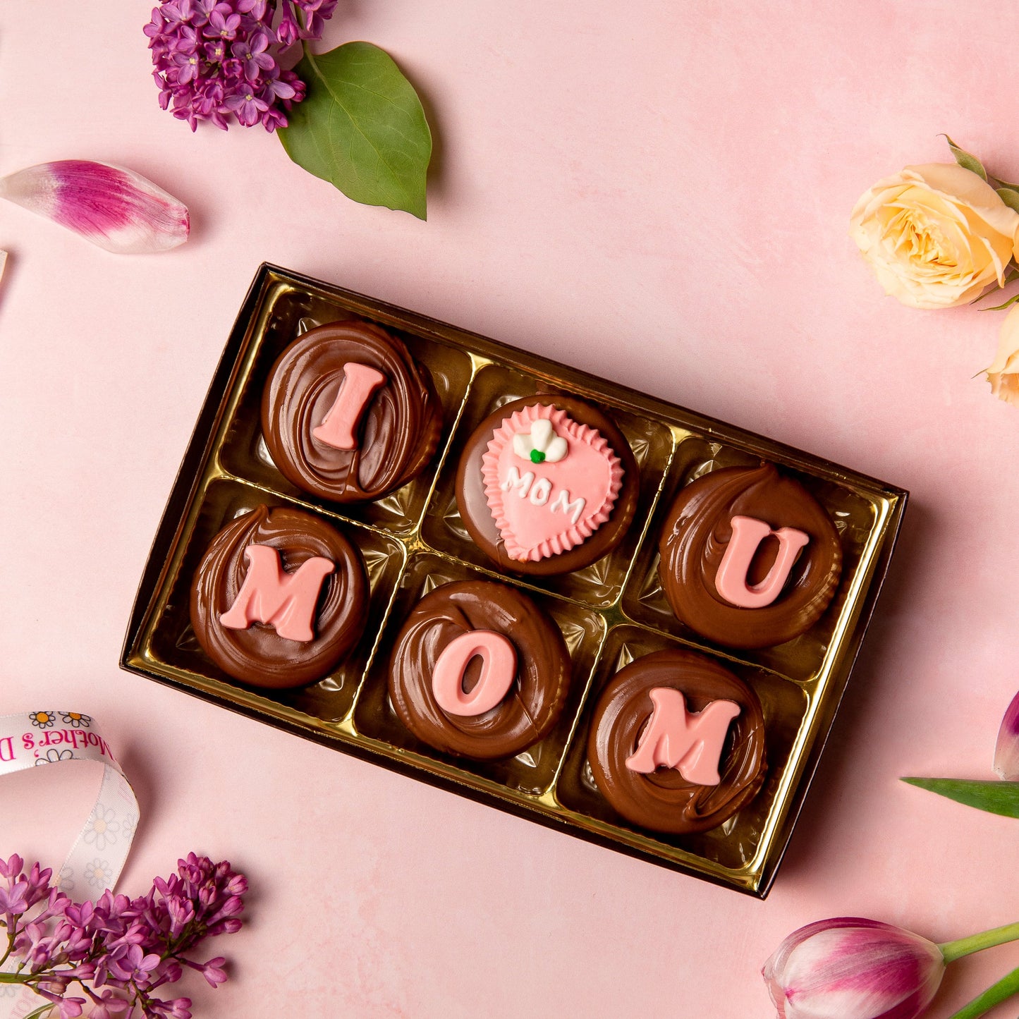 6-Piece Decorated Oreo Box - Mother's Day