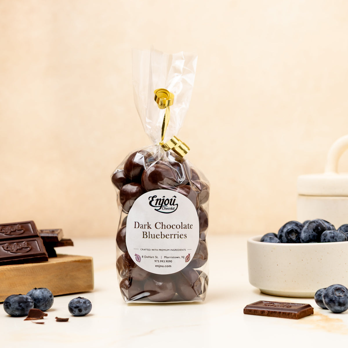 Dark Chocolate Covered Blueberries