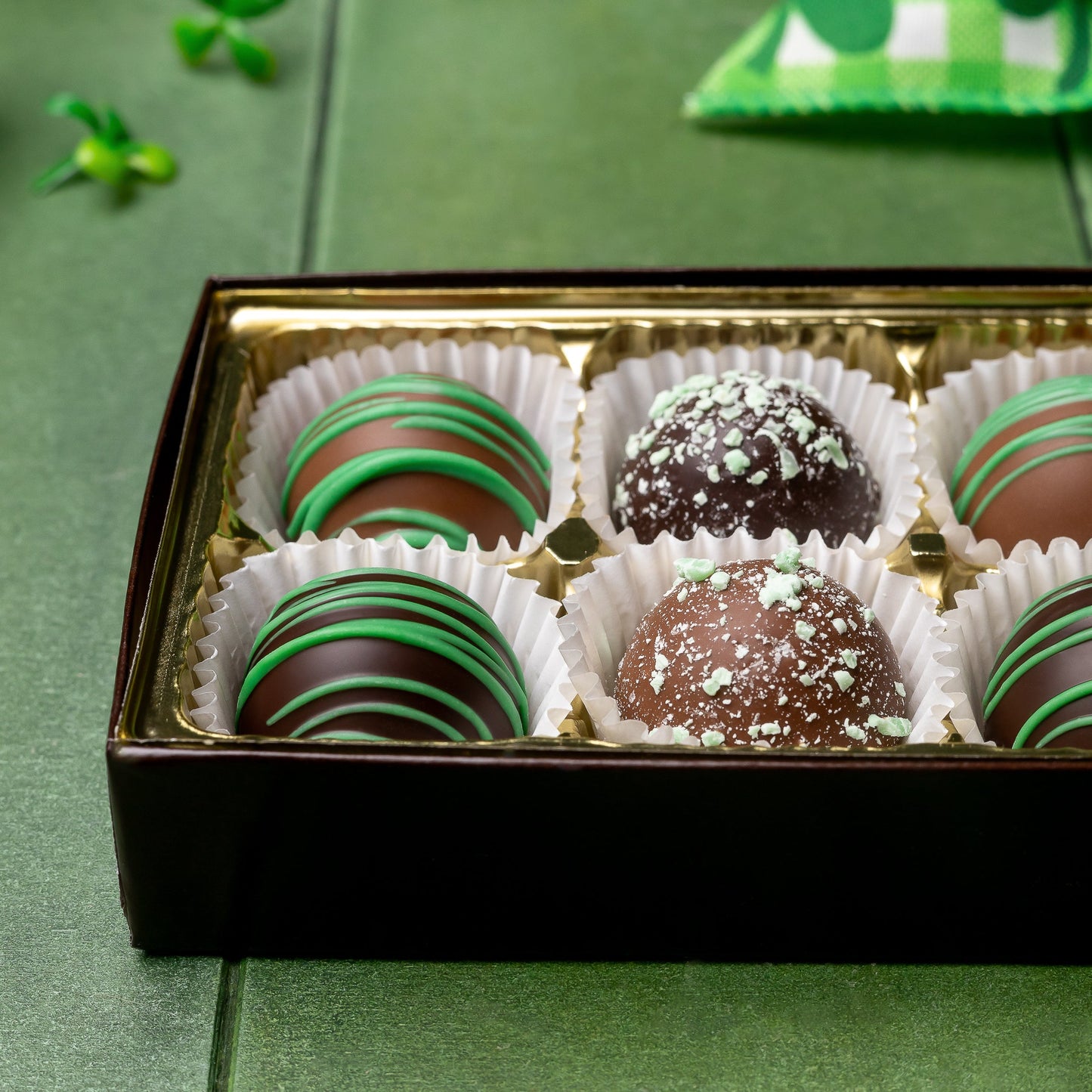 Seasonal 6-Piece Truffle Assortment - St. Patrick's Day