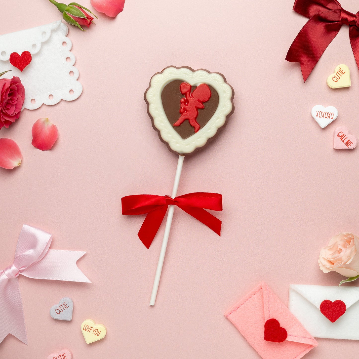 Cupid Heart Lolly