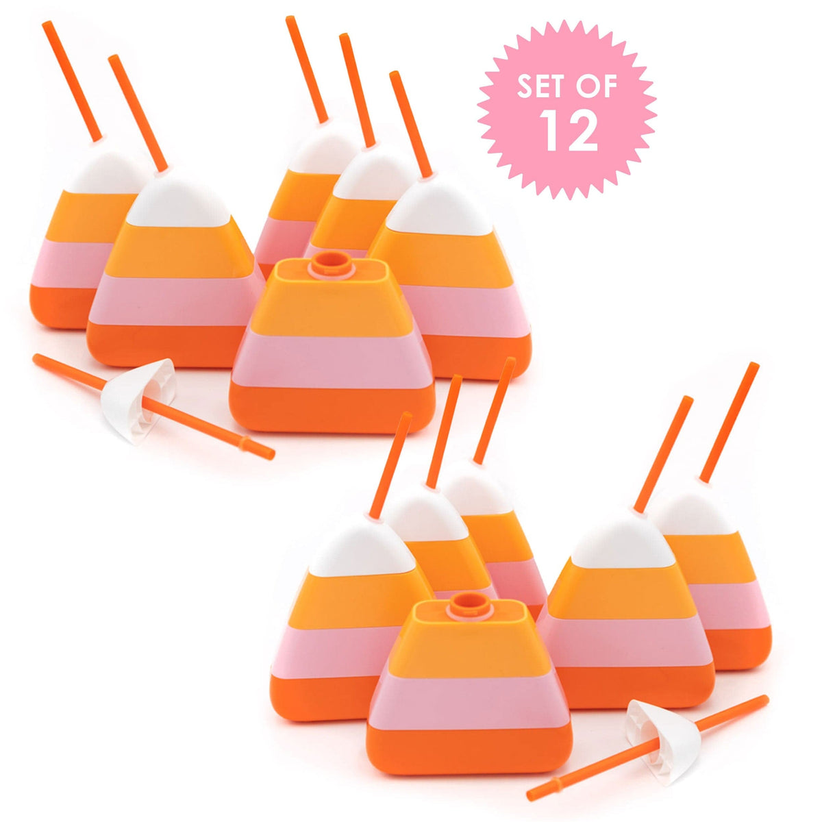 Candy Corn Sippers (set of 2, 6, or 12)