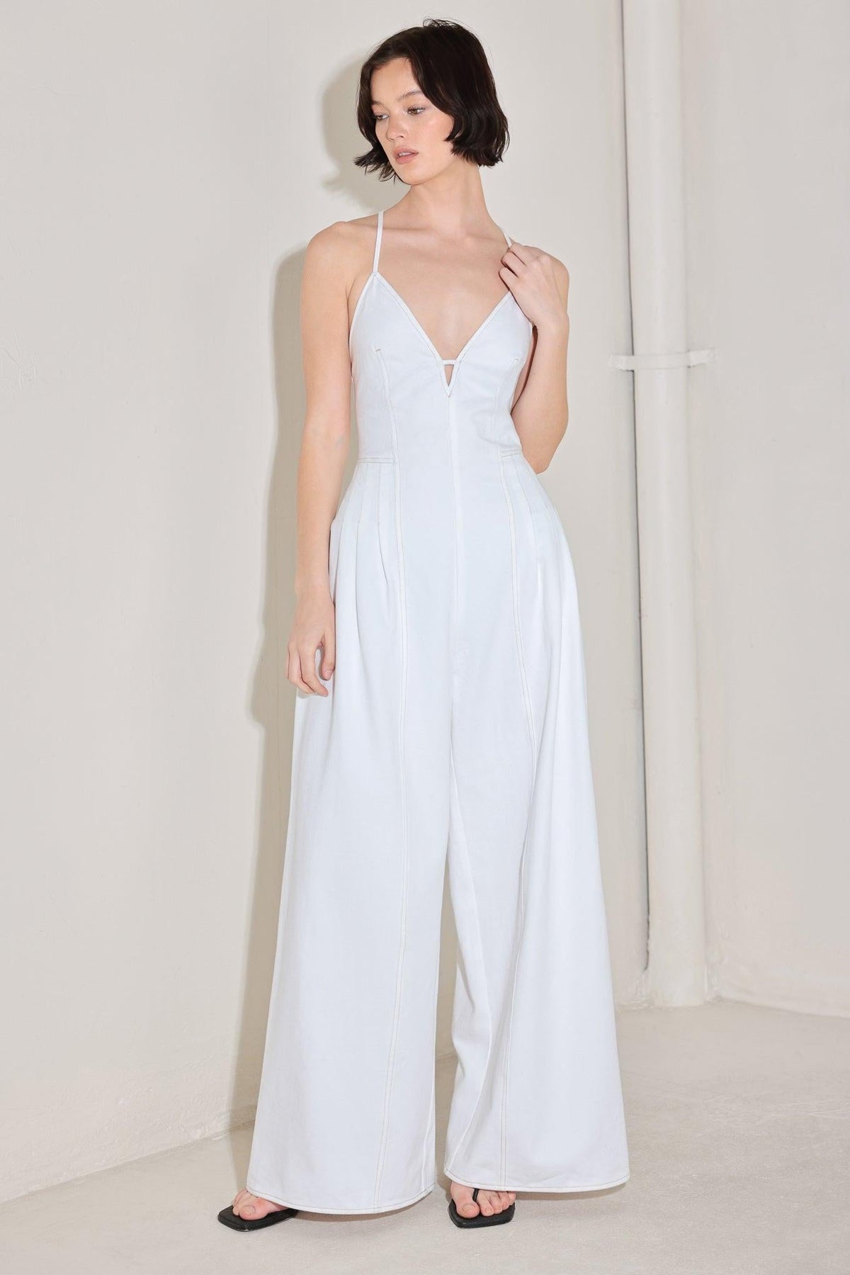 SERENE SEDUCTION WOVEN JUMPSUIT