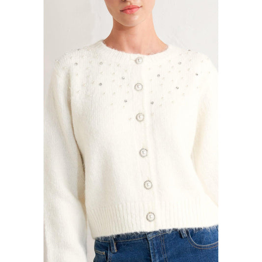ANGEL TOUCH SWEATER KNIT CARDIGAN