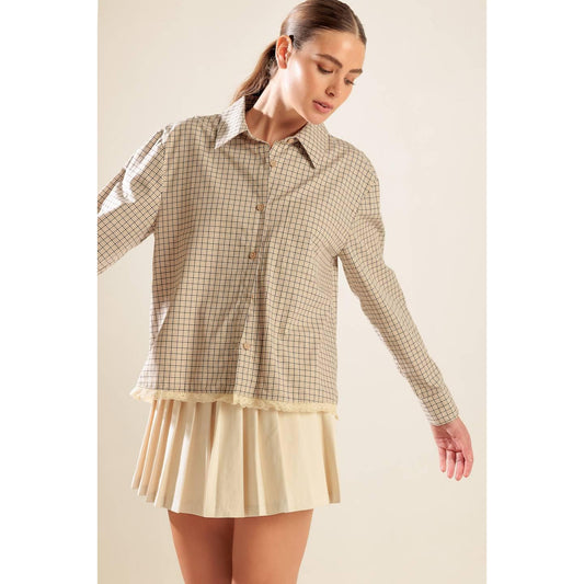 AWAITING LOVE WOVEN TOP