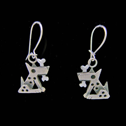 Fido Earrings by Chickenscratch