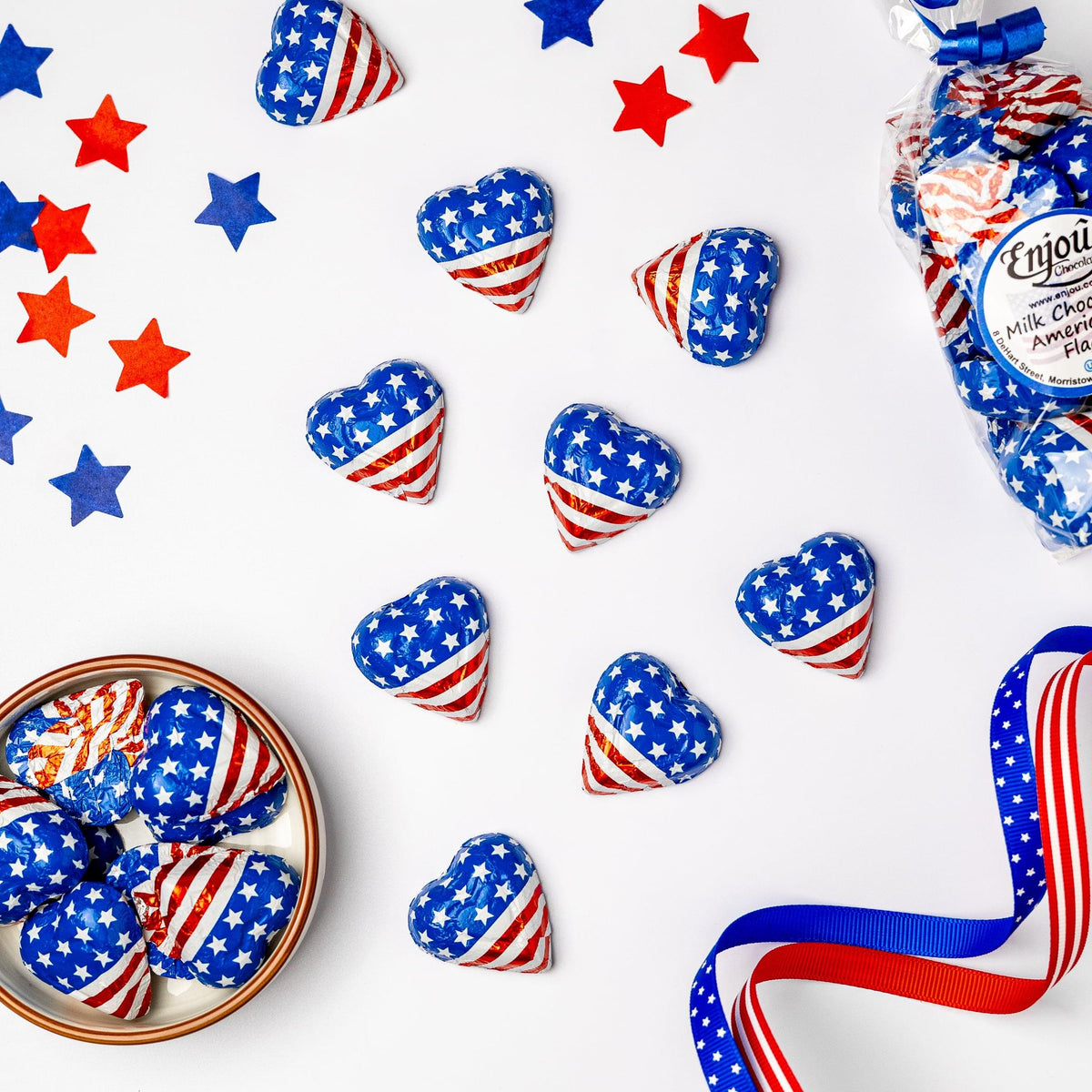Foiled American Flags