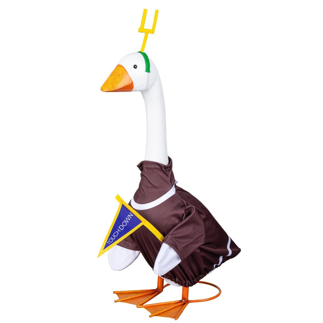 Football Goal Post Porch Goose Outfit