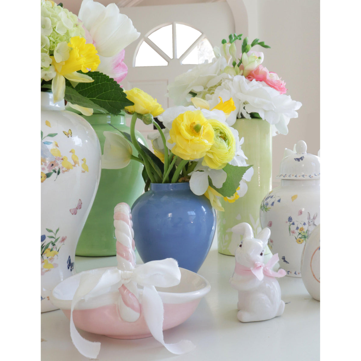 French Blue Ginger Jars