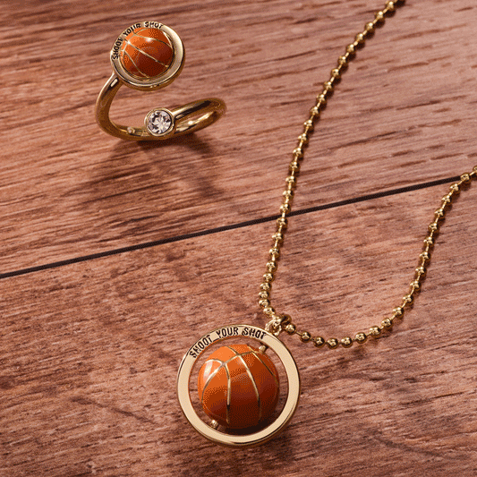 Basketball Spinner Pendant