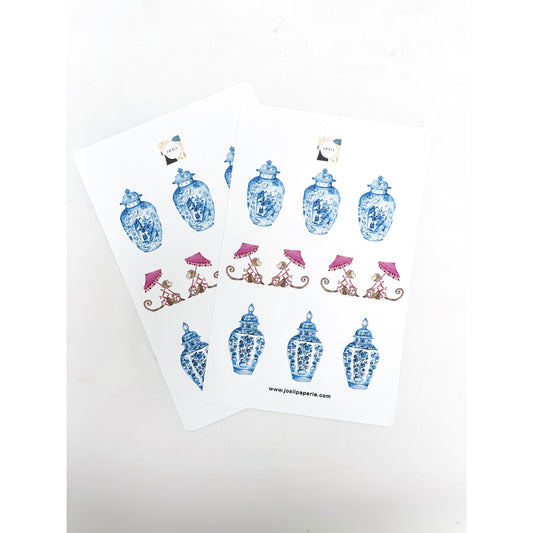 Ginger Jar Stickers