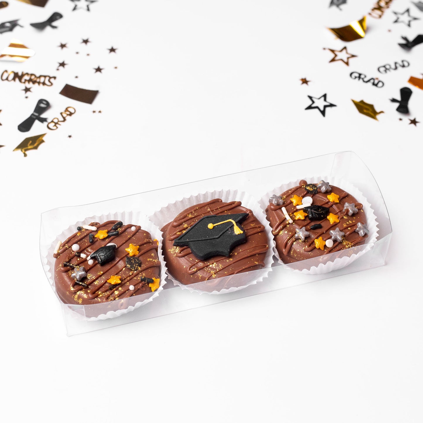 3-Piece Decorated Oreo Box - Graduation