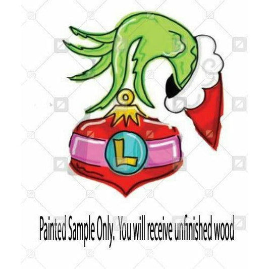 Grinch Hand Door Hanger