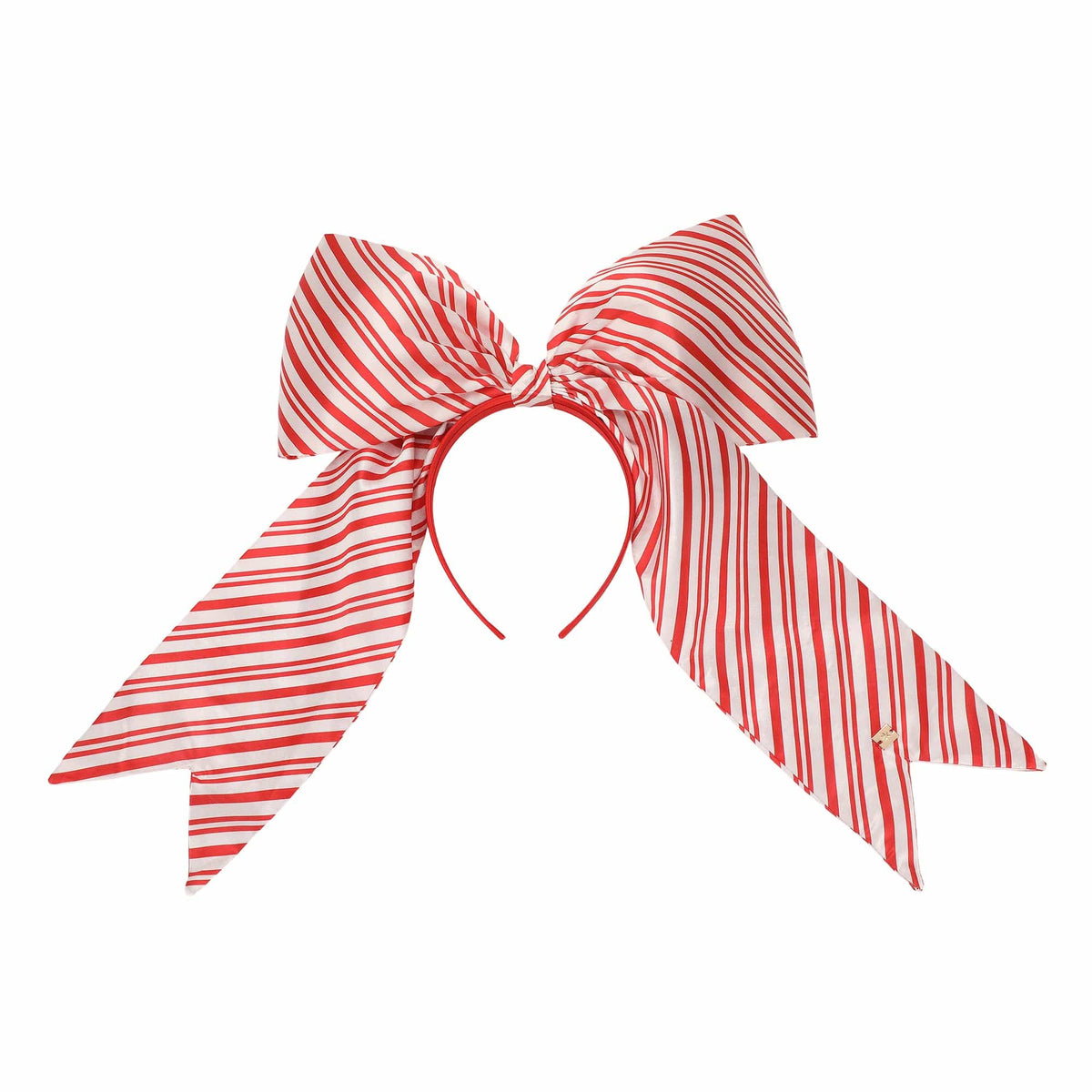 Sweetheart Stripes Jumbo Bow Headband (Single or Set of 4)