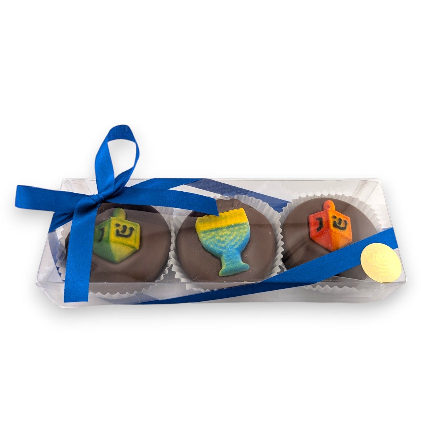 3 Piece Decorated Oreo Box - Hanukkah