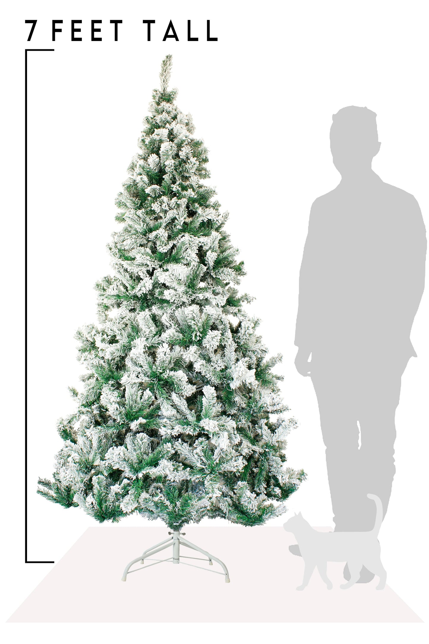 Perfect Holiday Snow Flocked Christmas Tree